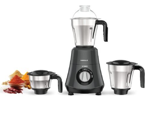 HAVELLS MIXER GRINDER HYDRO 3 JAR (BLACK)