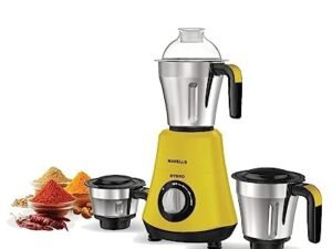 HAVELLS MIXER GRINDER HYDRO 3 JAR (YELLOW)