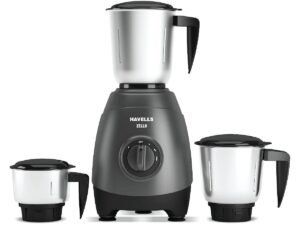 HAVELLS MIXER GRINDER ZELLO 3 JAR (GREY)