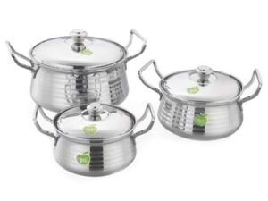 JVL ARMOR POT SILVER TOUCH