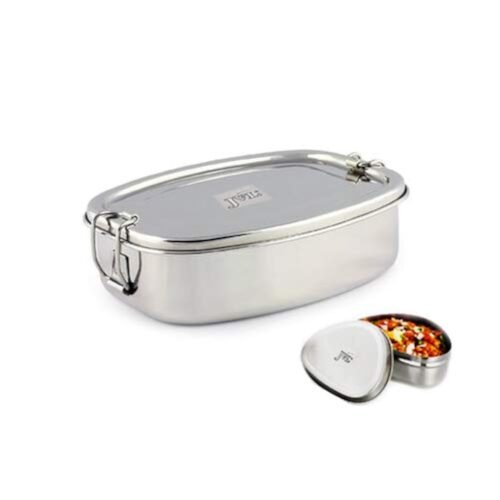 JVL DELUXE LUNCH BOX WITH STEEL PLATE BIG DDL2-C