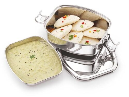 JVL ELITE LEAK PROOF LUNCH BOX WITH STEEL PLATE
