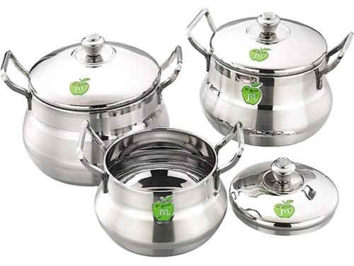 JVL FLAME POT SILVER TOUCH