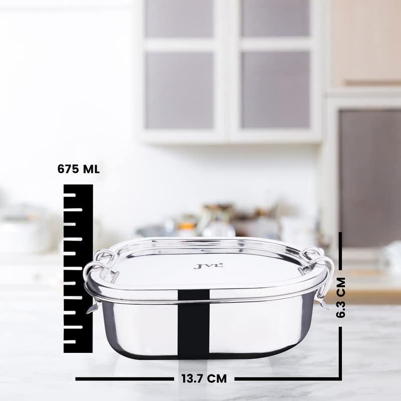 JVL MATRIX LEAK PROOF LUNCH BOX WITH STEEL PLATE - Image 6