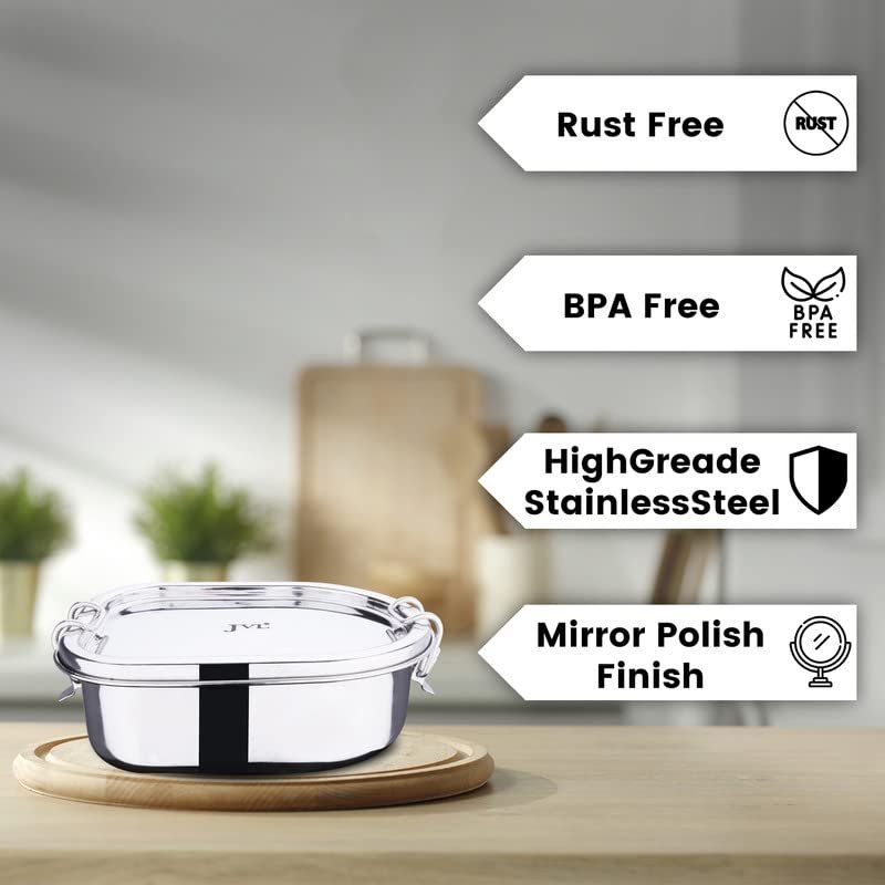 JVL MATRIX LEAK PROOF LUNCH BOX WITH STEEL PLATE - Image 5