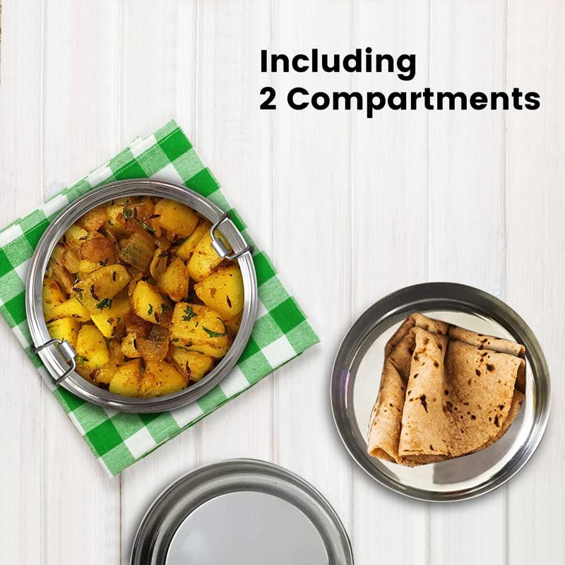 JVL MATRIX LEAK PROOF LUNCH BOX WITH STEEL PLATE - Image 2