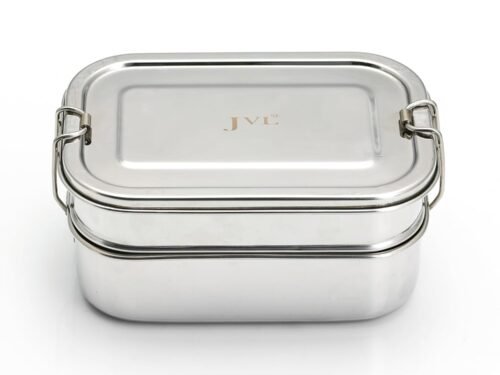 JVL RECTANGULAR LUNCH BOX WITH STEEL PLATE BIG DR3