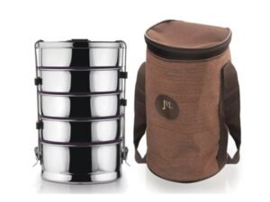JVL ROUND LEAK PROOF TIFFIN CARRIER PENTAMEROUS BIG