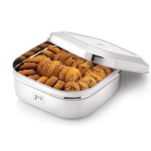 JVL SQUARE COSTA TIN STEEL LID (4.85 L)