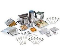 JVL SQUARE DINNER SET (50 PCS)