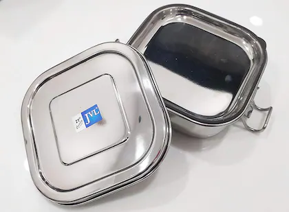 JVL SQUARE LEAK PROOF LUNCH BOX SINGLE MEDIUM - Image 4