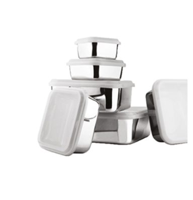 JVL SQUARE LID BOWL L.D LID (2250 ML)