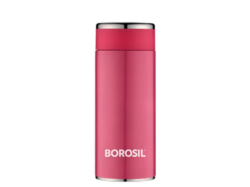BOROSIL HYDRA-TRAVELSMART 360ML PINK