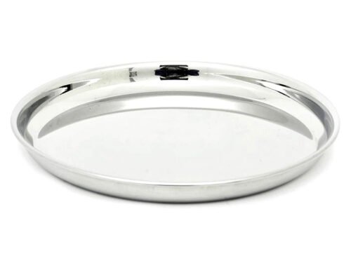MIRROR N.P.BEADING DINNER PLATES (NO.13)