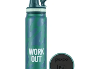 PEXPO AUSTIN ART WORKOUT UV PRINTED DESIGN BOTTLE (GREEN) 800ML