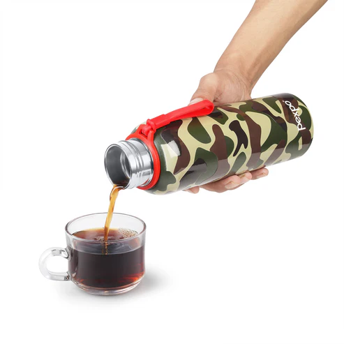 PEXPO BRAVO ART CAMOUFLAGE UV PRINTED DESIGN BOTTLE (GREEN) 800ML - Image 5