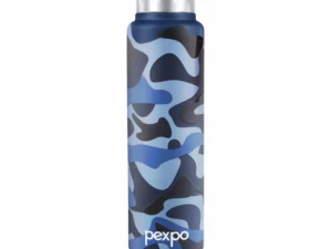 PEXPO CAMEO ART CAMOUFLAGE UV PRINTED DESIGN BOTTLE (BLUE) 500ML