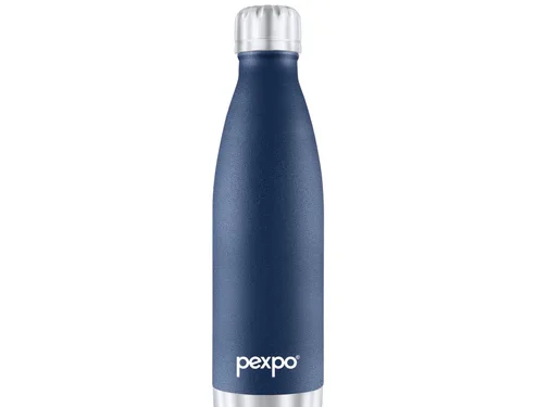 PEXPO ELECTRO UV PRINTED DESIGN BOTTLE (DENIM BLUE) 500ML