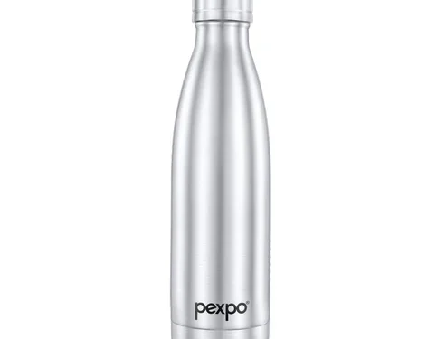 PEXPO ELECTRO UV PRINTED DESIGN BOTTLE (SILVER) 1000ML