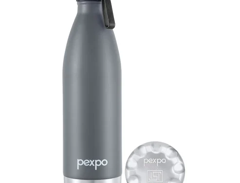 PEXPO ESPRESSO UV PRINTED DESIGN BOTTLE (GREY) 1000ML