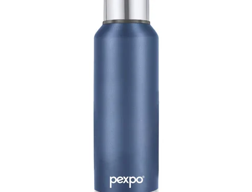 PEXPO EXTREME THERMOS UV PRINTED DESIGN BOTTLE (DENIM BLUE) 800ML