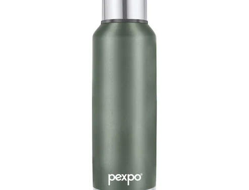 PEXPO EXTREME THERMOS UV PRINTED DESIGN BOTTLE (MILITARY GREEN) 800ML