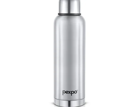 PEXPO EXTREME THERMOS UV PRINTED DESIGN BOTTLE (SILVER) 800ML