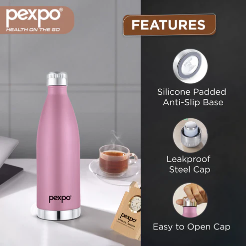 PEXPO EXTREME UV PRINTED DESIGN BOTTLE (ROSY BROWN) 1000ML - Image 4