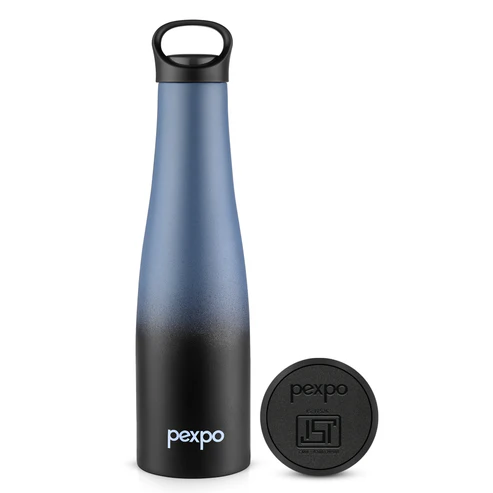 PEXPO MOROCCO UV PRINTED DESIGN BOTTLE (BLACK-GREY) 700ML