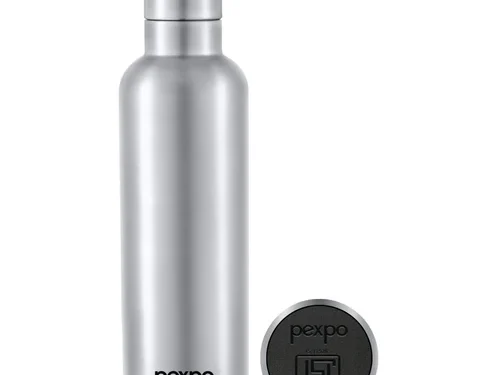 PEXPO ORIO UV PRINTED DESIGN BOTTLE (SILVER) 1000ML