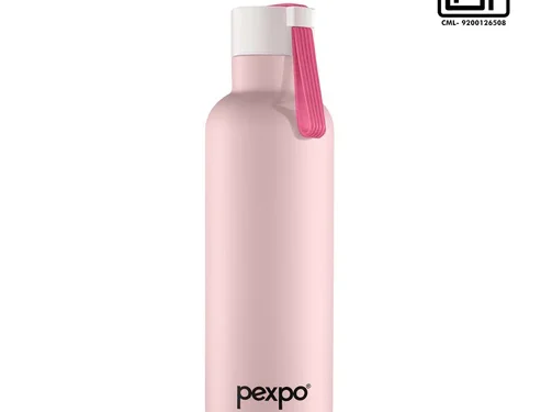 PEXPO OSLO UV PRINTED DESIGN BOTTLE (BABY PINK) 1000ML