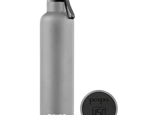 PEXPO OSLO UV PRINTED DESIGN BOTTLE (GREY) 1000ML