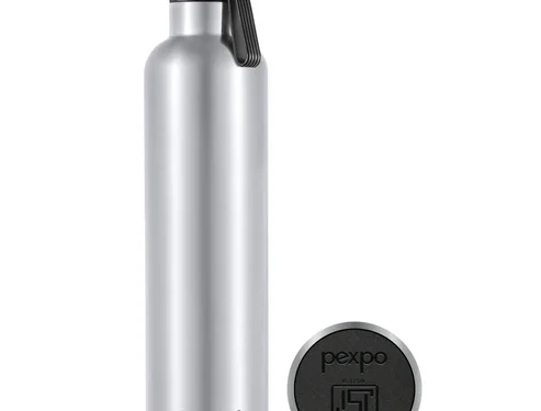 PEXPO OSLO UV PRINTED DESIGN BOTTLE (SILVER)1000ML