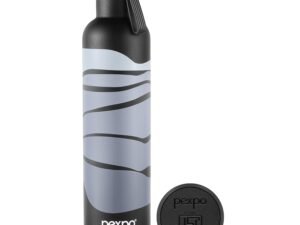 PEXPO OSLO ART GREY WAVE UV PRINTED DESIGN BOTTLE (BLACK) 750ML