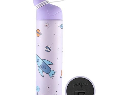 PEXPO PICO ROCKET UV PRINTED DESIGN BOTTLE (PURPLE) 500ML