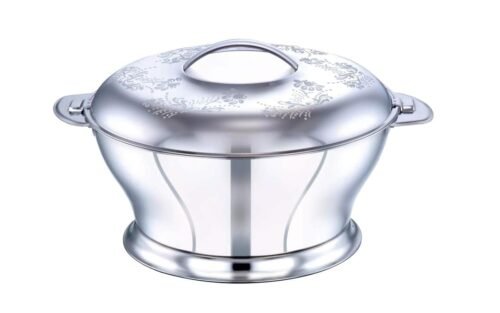 PRADEEP HOTPOT BLOOM WITH LID (SILVER) (3000ML)