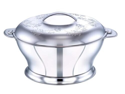 PRADEEP HOTPOT BLOOM WITH LID (SILVER) (1500ML)