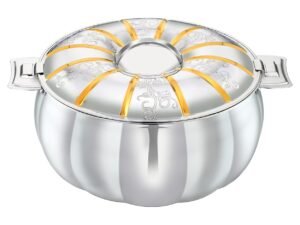 PRADEEP HOTPOT DIYA WITH LID (GOLD) (3500ML)