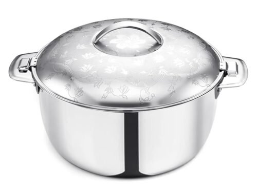 PRADEEP HOTPOT ORCHID-SS DESIGN LID (10000ML)