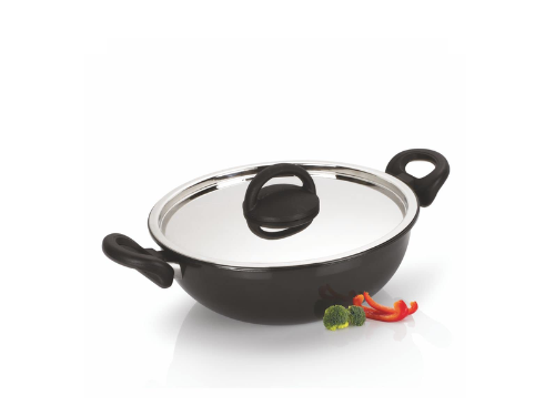 ALDA GRAPHITO NON STICK DEEP WOK WITH LID 22CM (2.4L)