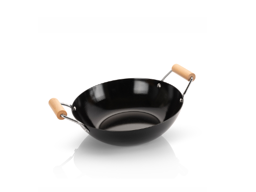 ALDA CARBON STEEL KADHAI 25CM
