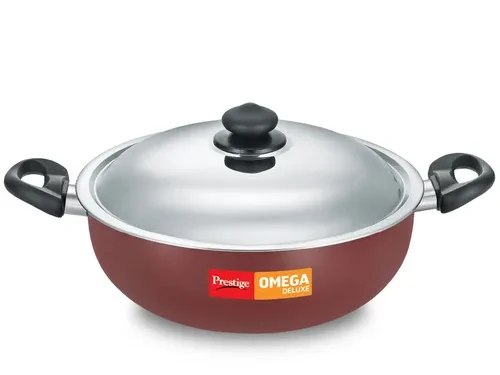 PRESTIGE KADAI-OMEGA DLX 240MM W/LID SS