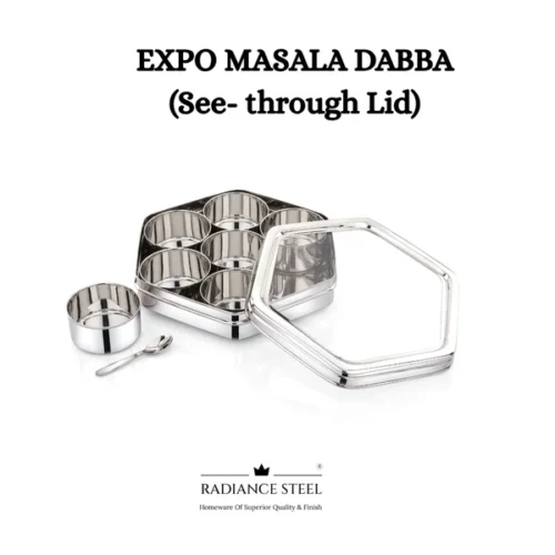 RADIANCE EXPO DRY FRUIT / MASALA BOX SEE THROUGH LID