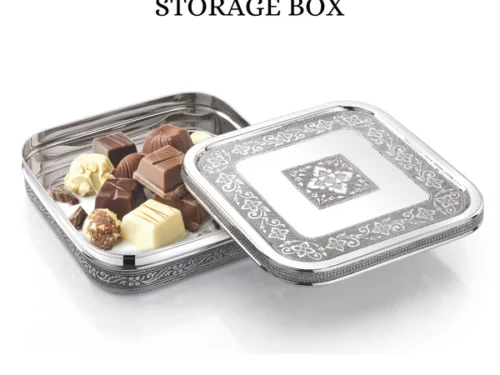 RADIANCE MEENAKARI SQUARE CHOCOLATE BOX (LARGE)
