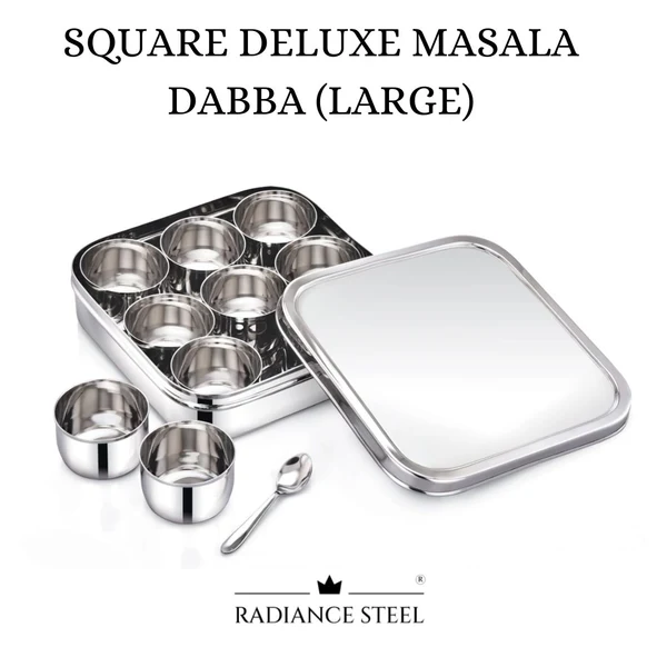 RADIANCE SQUARE DELUXE MASALA BOX (LARGE)
