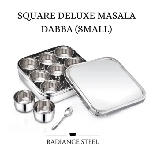 RADIANCE SQUARE DELUXE MASALA BOX (SMALL)