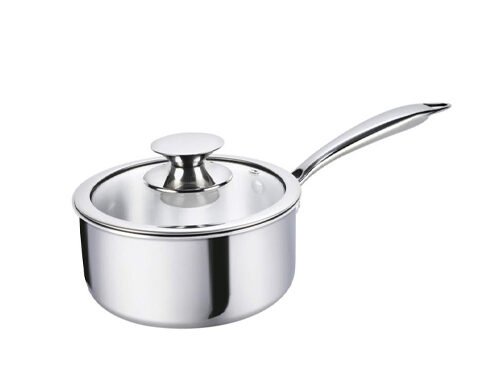 ALDA VITALE TRI-PLY SS SAUCE PAN WITH LID 14CM (1.0L)