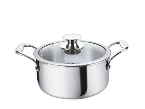 ALDA VITALE TRI-PLY SS CASSEROLE WITH LID 20CM (2.8L)