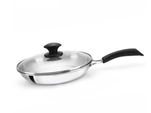 ALDA BUENO TRI-PLY SS FRY PAN WITH LID 24CM