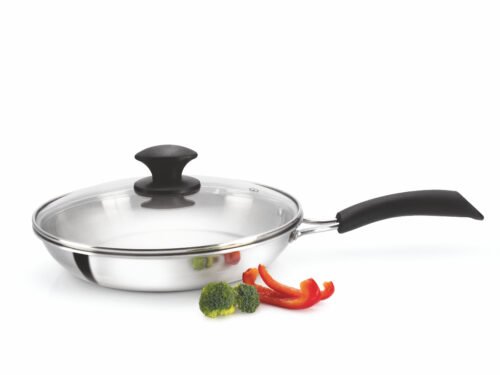 ALDA BUENO TRI-PLY SS FRY PAN WITH LID 26CM